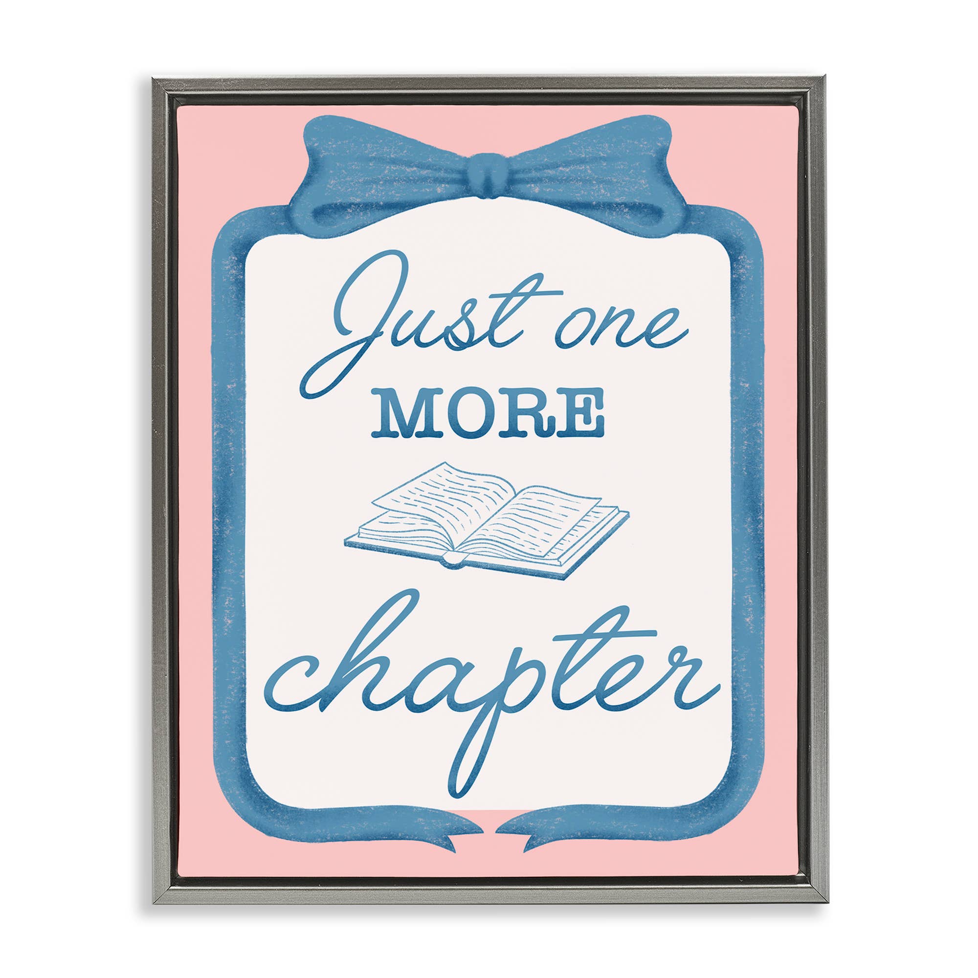Stupell Industries - Wholesale Wall Sign - Chic Just One More Chapter - Framed Wall Art25