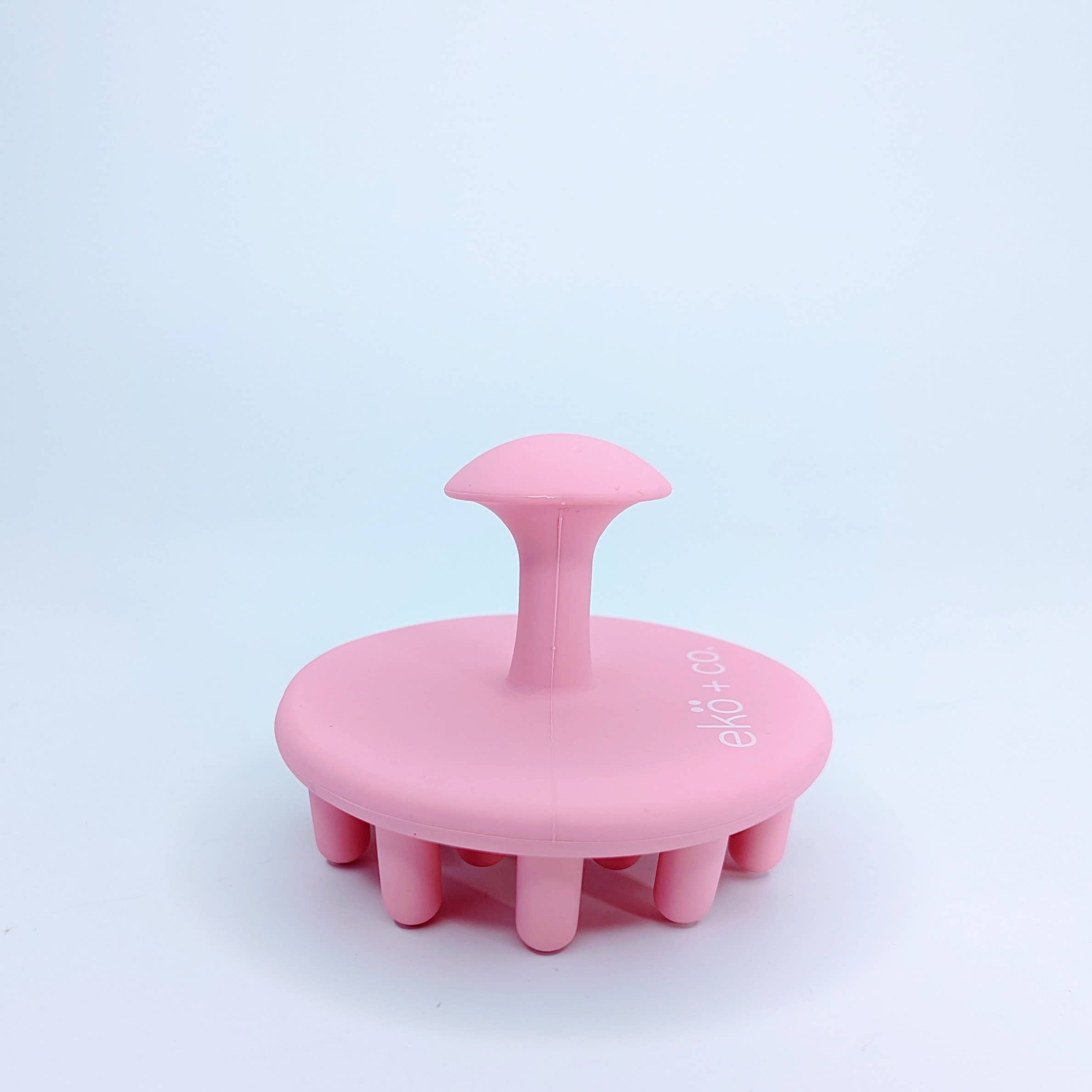 GreenWave – Coçador/massajador de cabeça por atacado – Escova de Silicone para Massagem no Couro Cabeludo - Cerdas Grandes e Redondas0