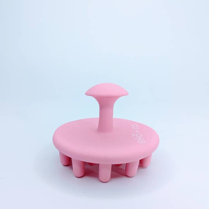 GreenWave – Coçador/massajador de cabeça por atacado – Escova de Silicone para Massagem no Couro Cabeludo - Cerdas Grandes e Redondas