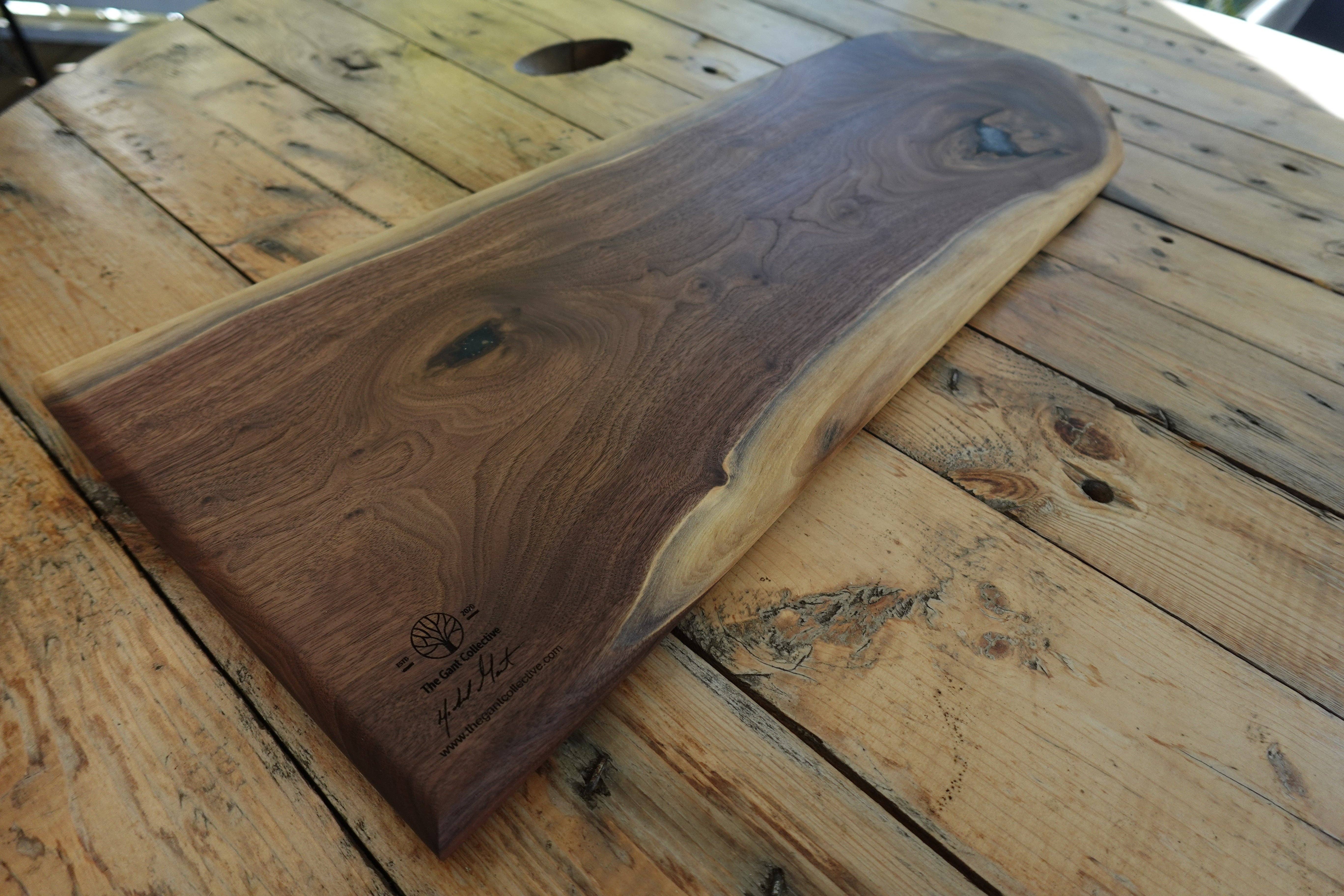The Gant Collective - Wholesale Cheese board - XL Indiana Walnut Charcuterie Board