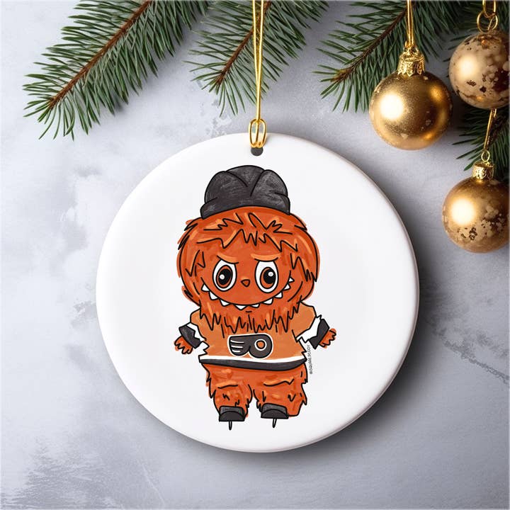 gritty labubu christmas ornament for wholesale by Square Peggy