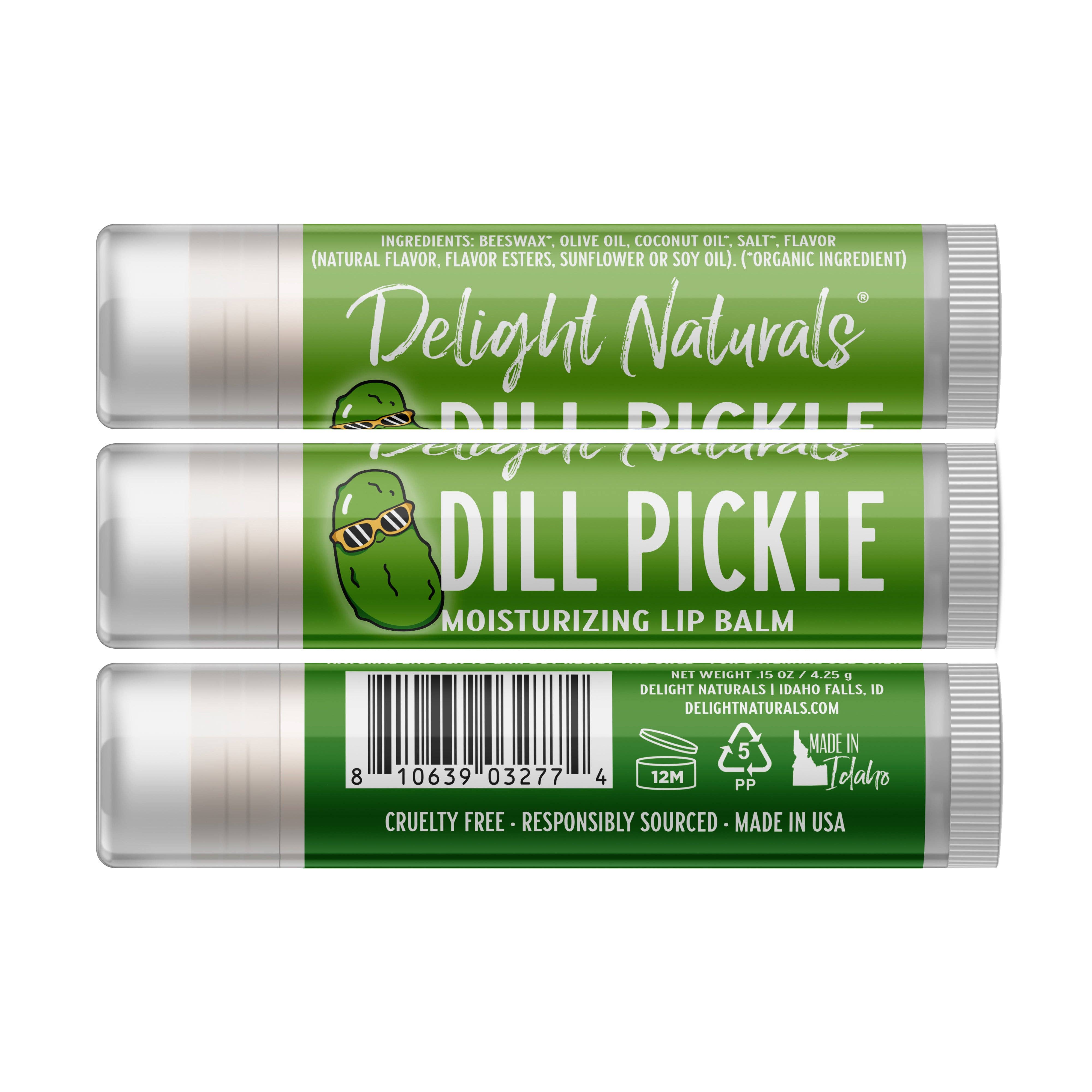 Delight Naturals – wholesale Lip Balm – Dill Pickle Lip Balm1
