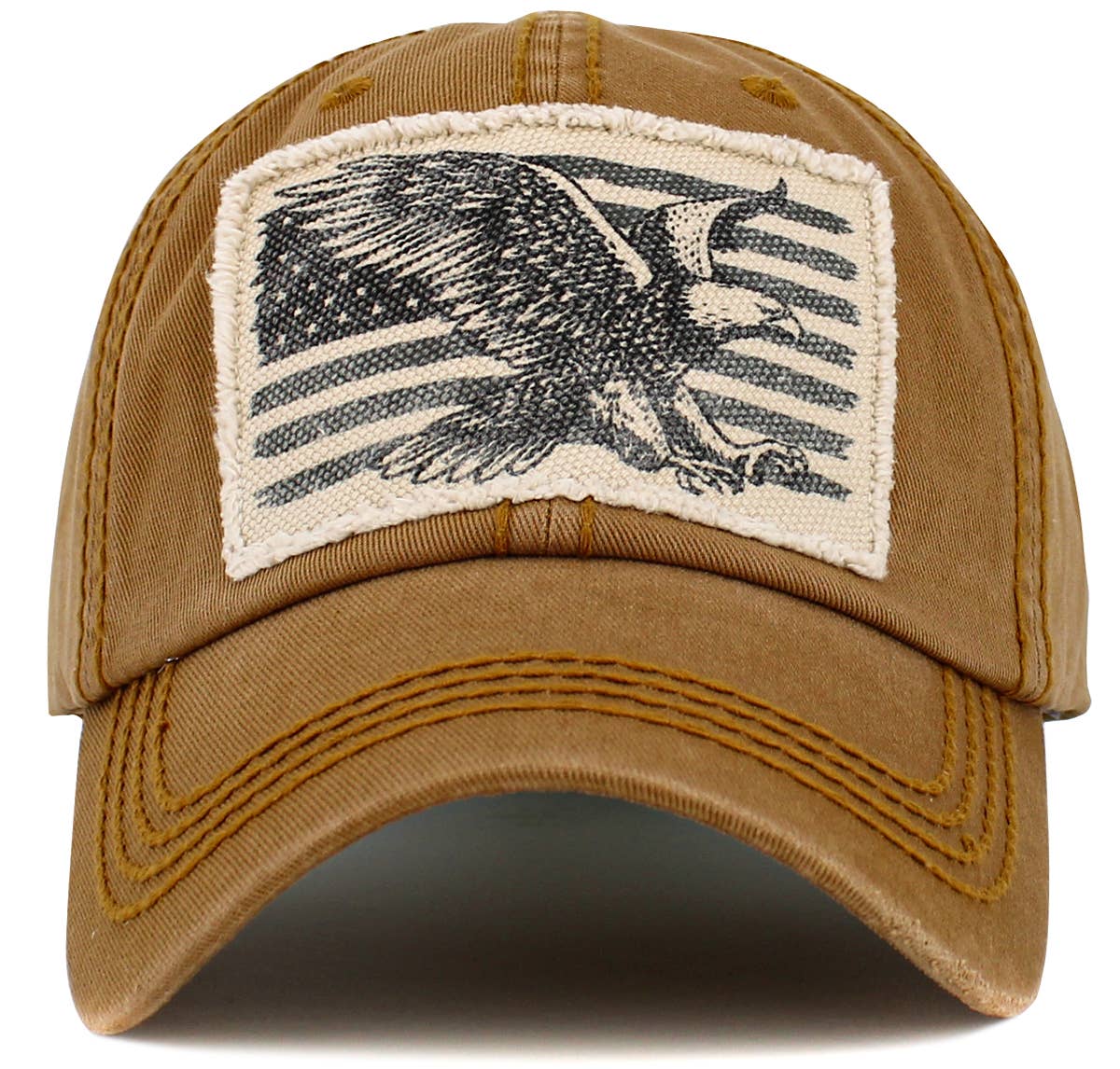 KBETHOS - Wholesale Baseball Cap - Men's - EAGLE FLAG VINTAGE BALLCAP12