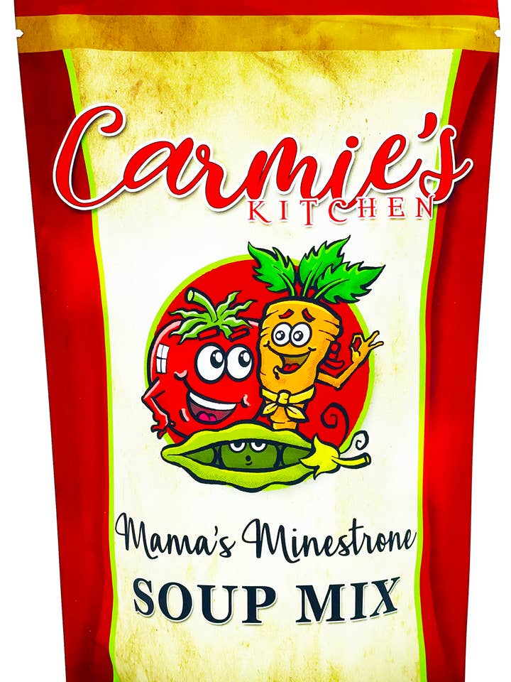 Mama's Minestrone Soup Mix for wholesale by Carmie's Kitchen