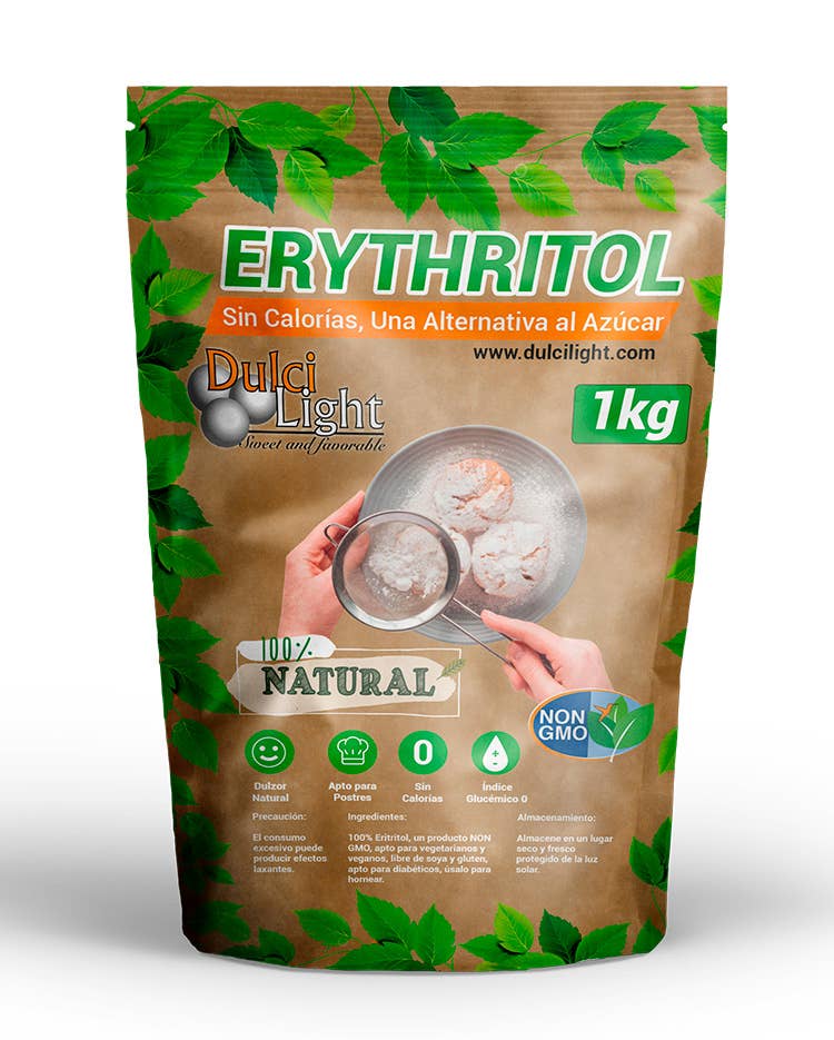 Dulcilight – Açúcar por atacado – DULCILIGHT Eritritol 100% Natural 1 kg1