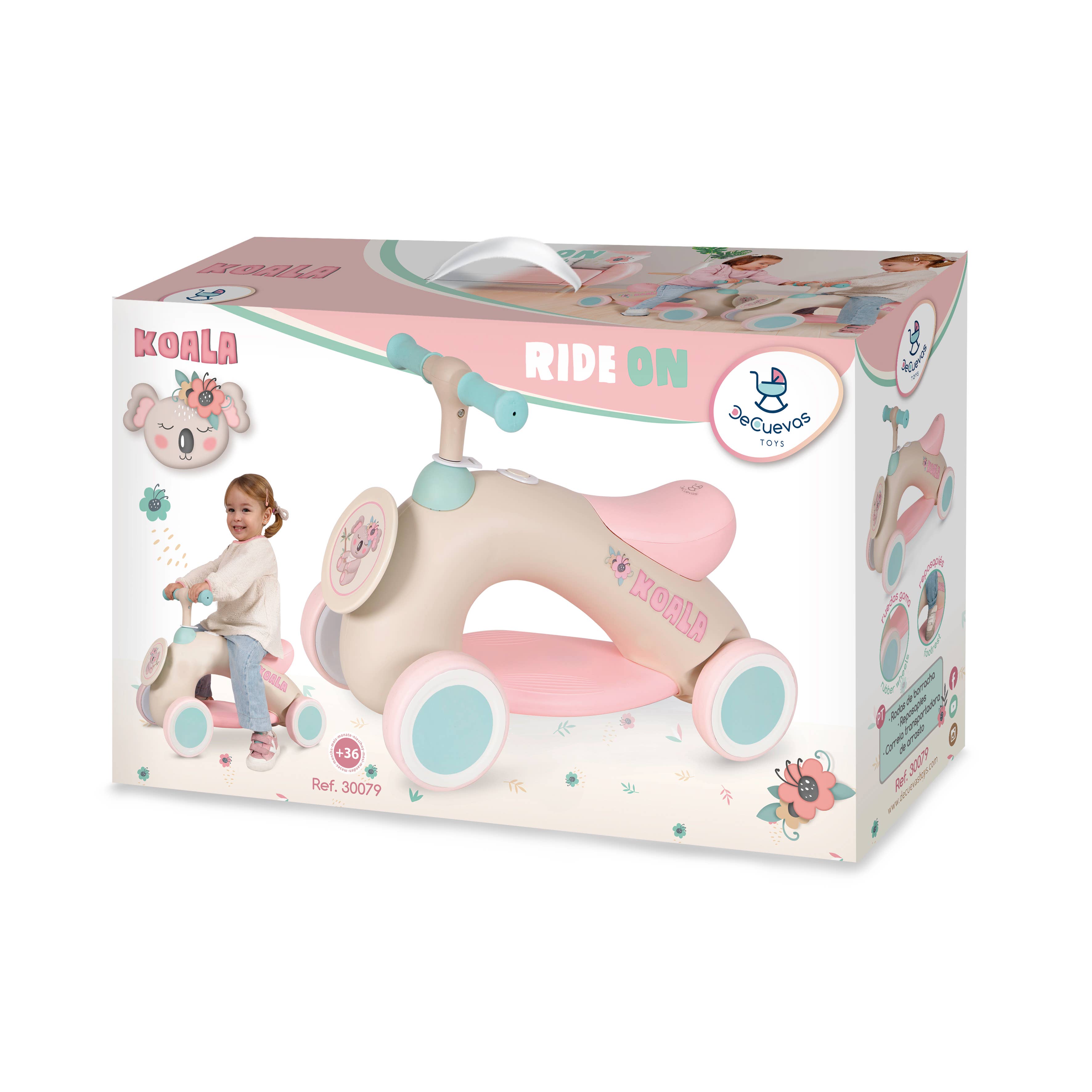 DeCuevas Toys - Wholesale Bike/Scooter - Kids - 30079 RUNNER WITH RUBBER WHEELS “KOALA”9