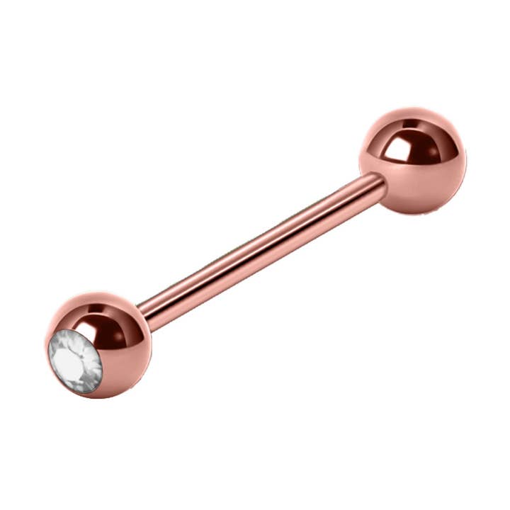 Kirurgiskt stål skivstång med kristall (1,6 mm) för wholesale av Bodywings