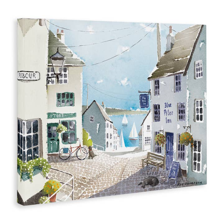 Stupell Industries - Wholesale Wall sign - Coastal Town Seaport Sailboats - Unframed Wall Art6