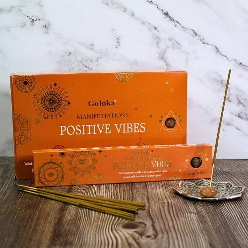 Green Tree - Wholesale Incense - Goloka Manifestation Positive Vibes Gemstone Incense
4