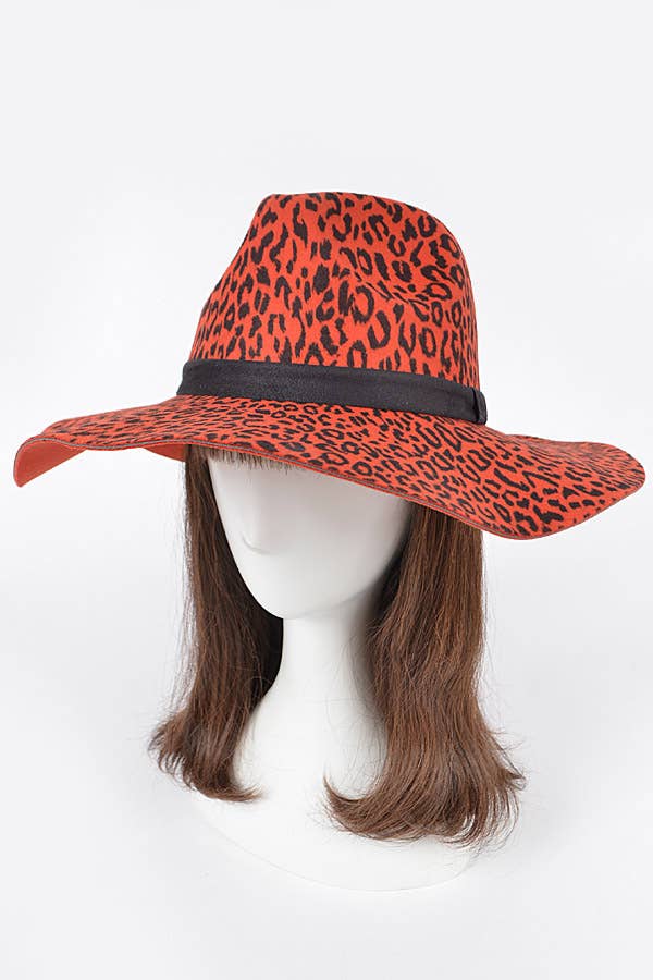 Shop Neighbors - Wholesale Fedora - Women's - Leopard Print Fedora1