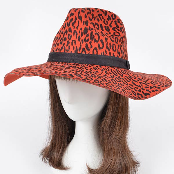 Shop Neighbors - Wholesale Fedora - Women's - Leopard Print Fedora1