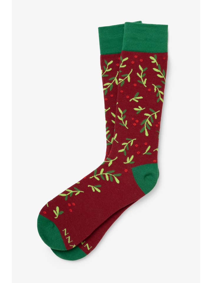 Alynn - Wholesale Socks - Men's - Under the Mistletoe Carded Cotton Sock by Alynn2