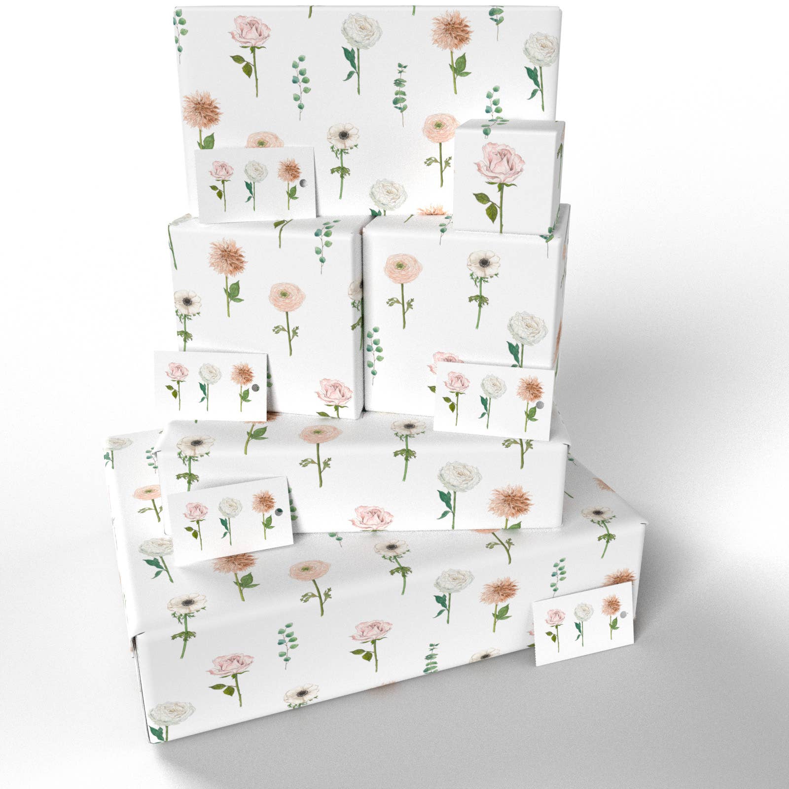 Re-wrapped - Vendita all'ingrosso Carta da regalo in fogli - Carta da regalo con garofani per matrimonio • ECO Friendly • Prodotto nel Regno Unito7