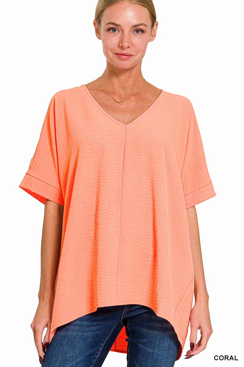42POPS - Wholesale Blouse - Women's - `.Airflow Dolman Short Sleeve Top2