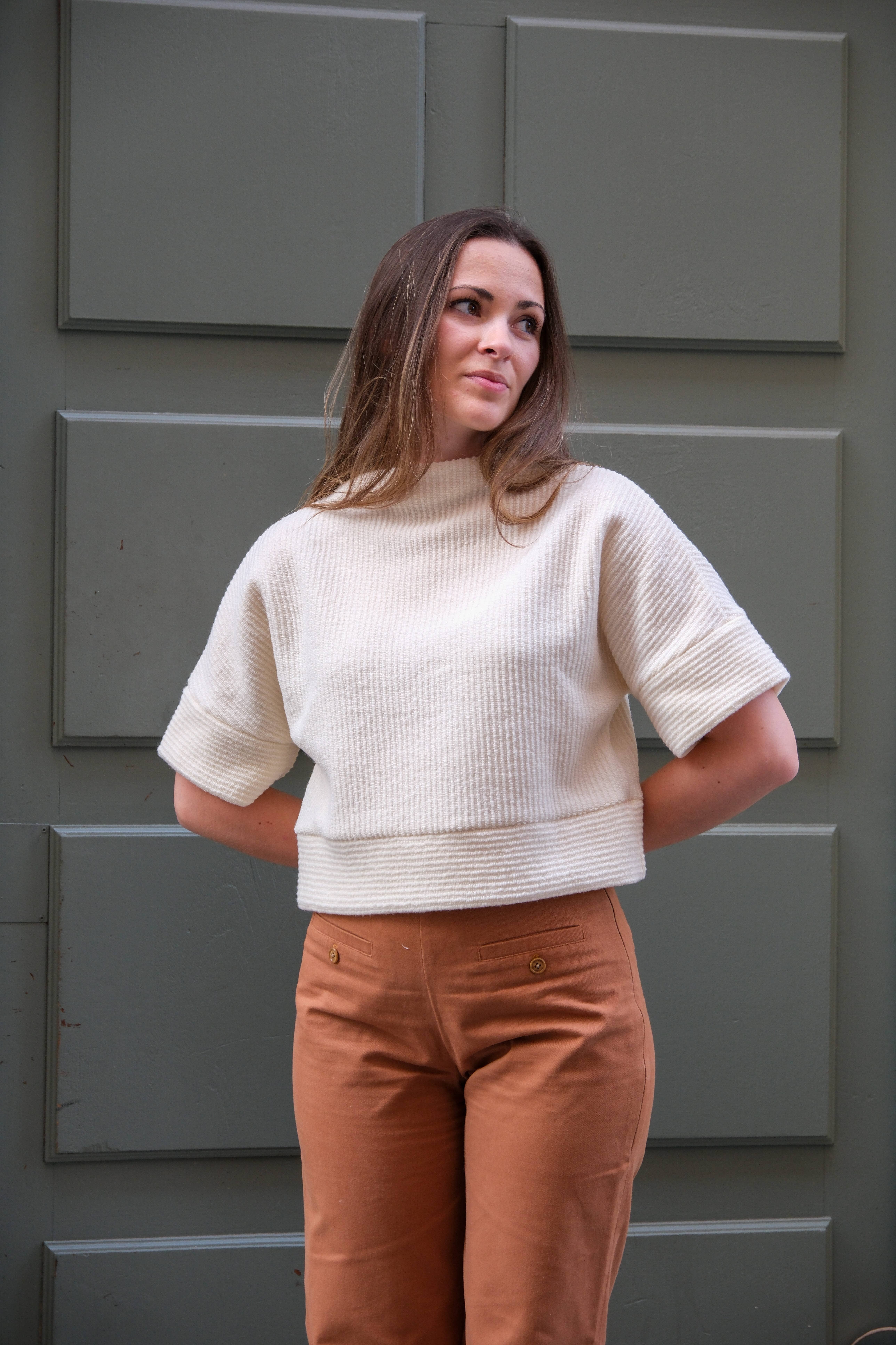 Cha' coud - Wholesale Knit Sweater - Women's - Sewing pattern - Inès jumper4