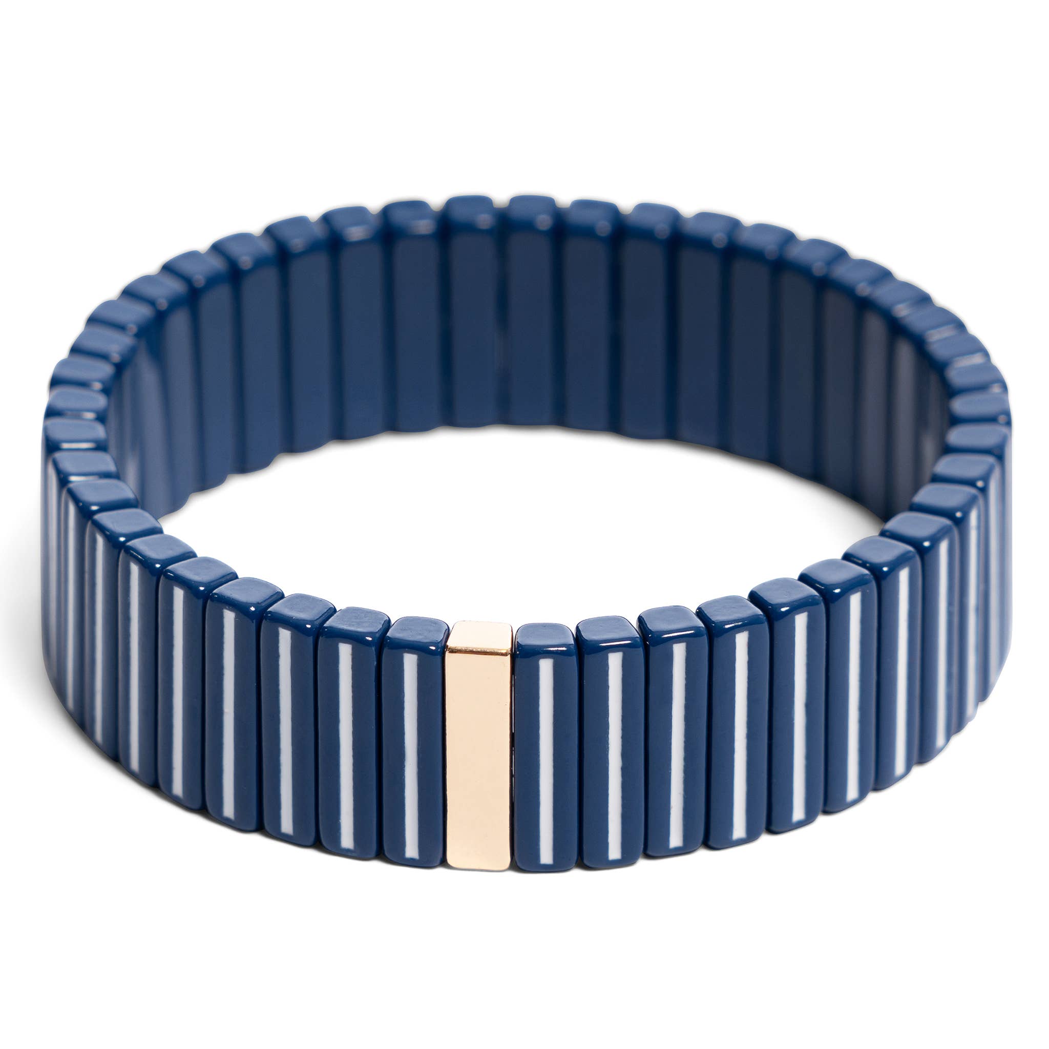 Malibu Sugar – Conjunto de joias por atacado – Pulseira Midnight Kiss Azul Marinho & Branco Trio0