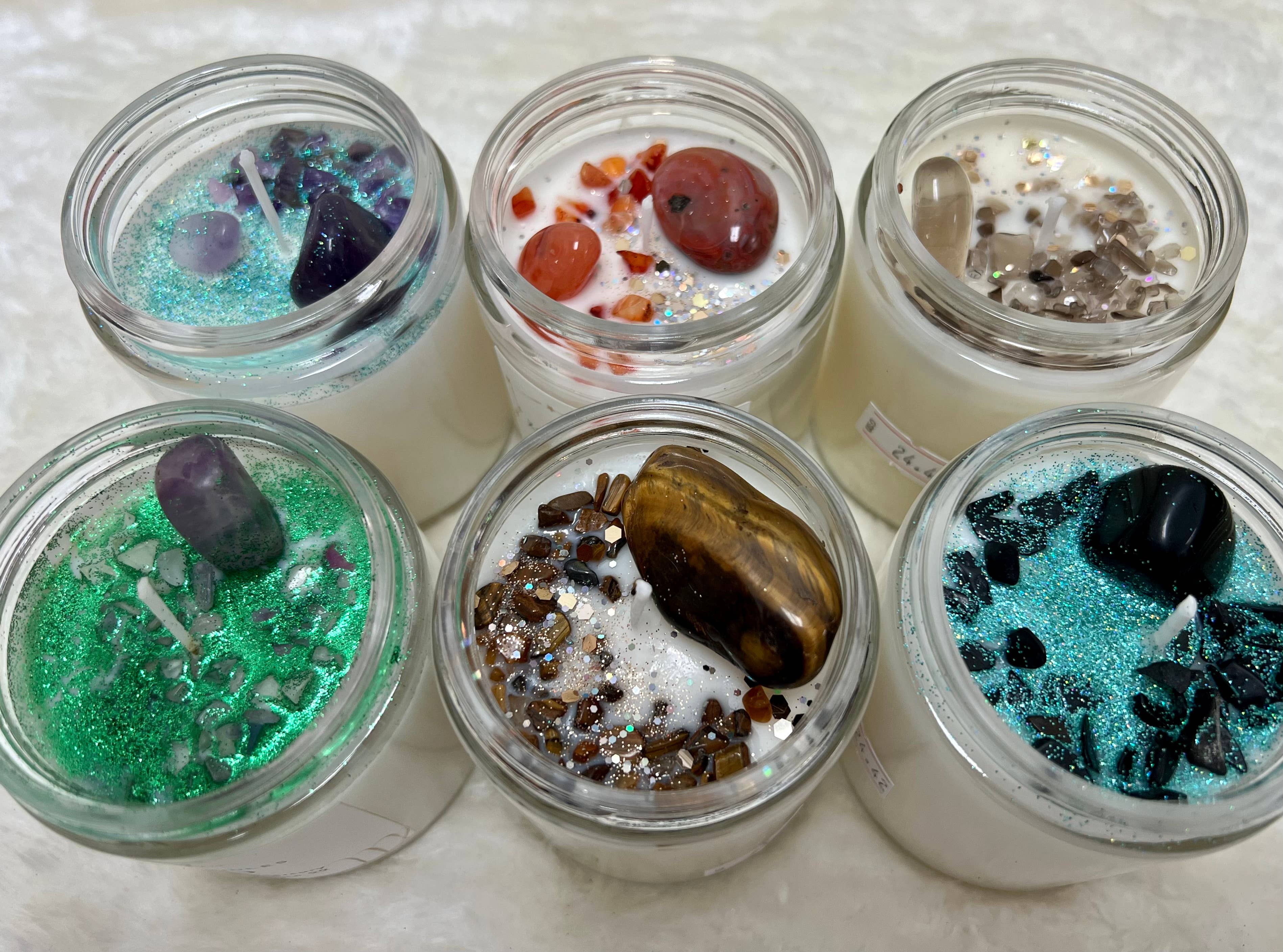 Element Apothecary – wholesale Burkljus – Zodiac astrologi Crystal avsikt ljus uppsättning 124