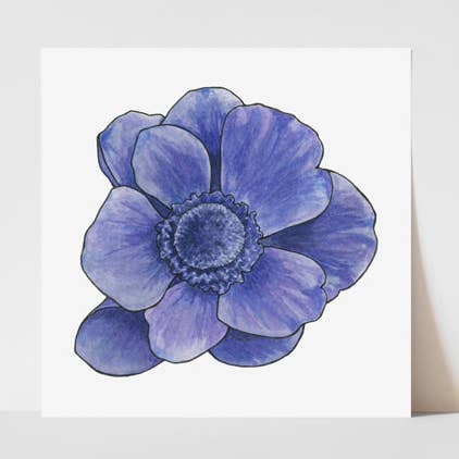 Anemone Print for wholesale by Hey Hon