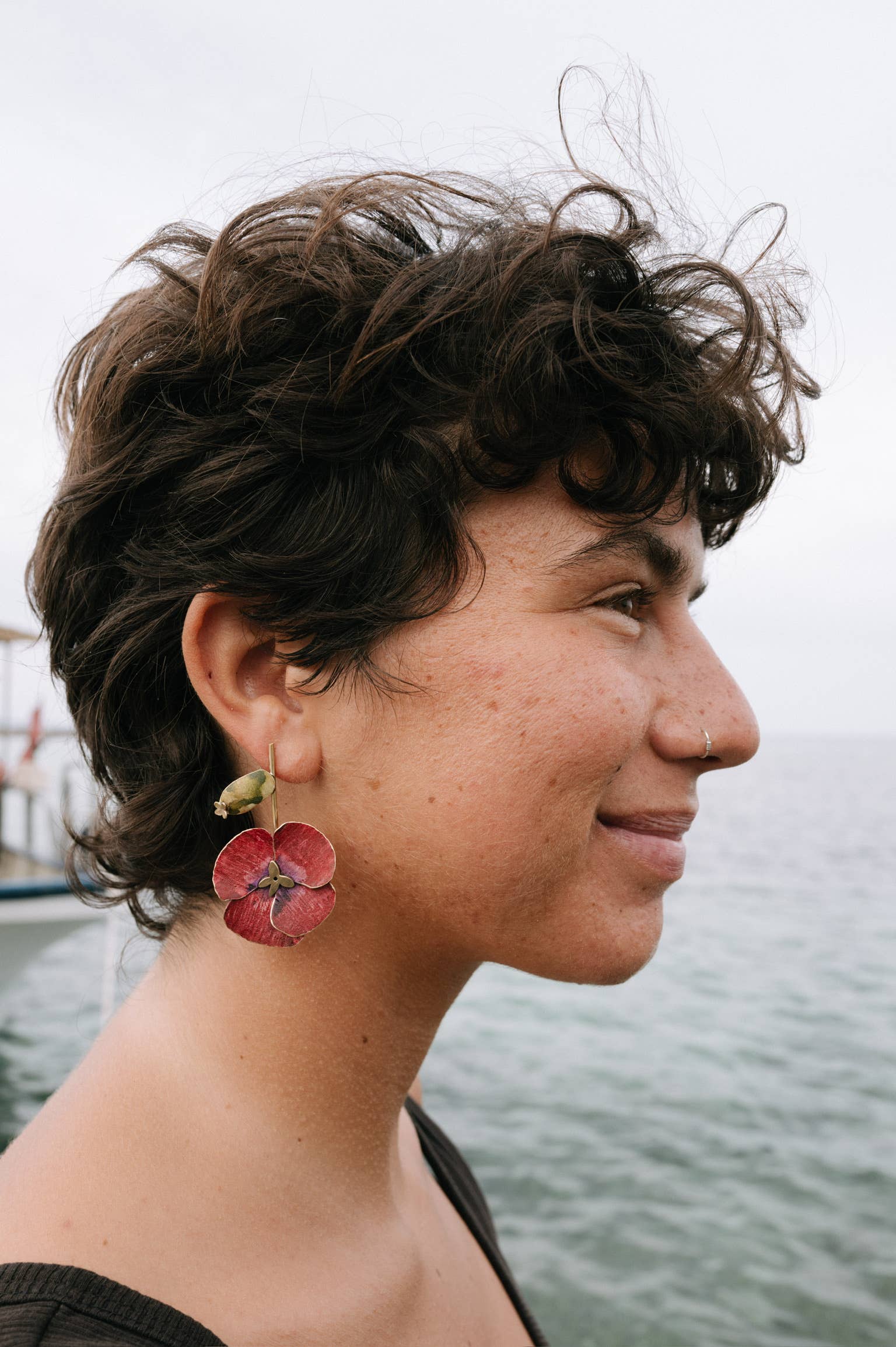 Maria rosua - Wholesale Dangle Earrings - Garden Poppy Earrings3