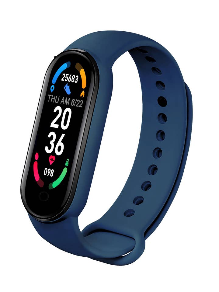 Braccialetto intelligente M6 - blu per la vendita all'ingrosso da parte di Savoy Active