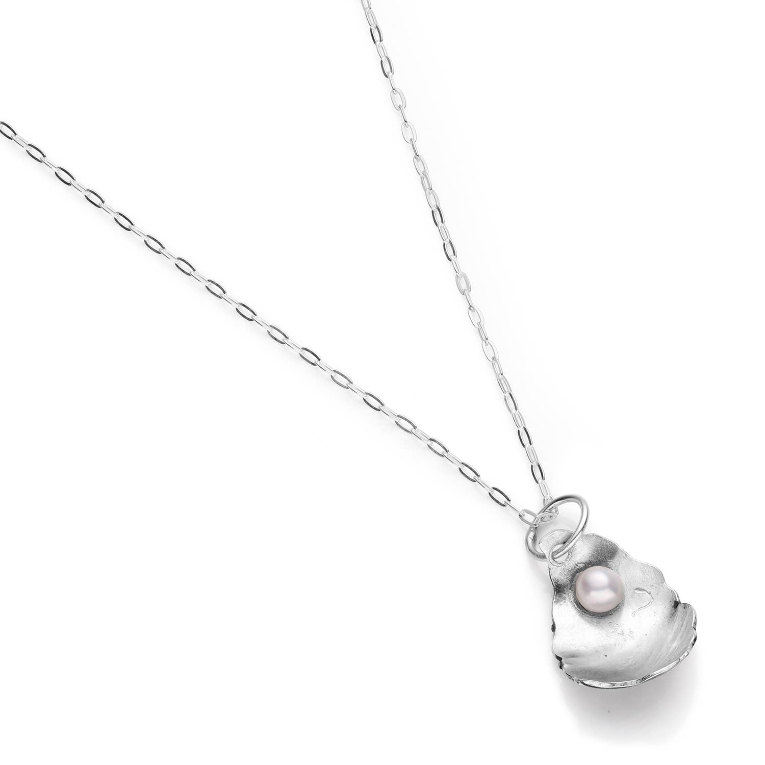 Silver Garden Designs - Wholesale Pendant/Charm Necklace - Sterling Silver Oyster Pendant with 8mm Cultured Pearl2