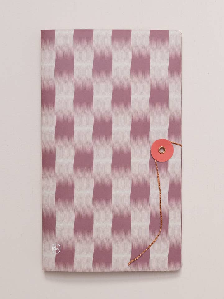 Notebook with Japanese closure - Cinnamon for wholesale by Tinne Mia