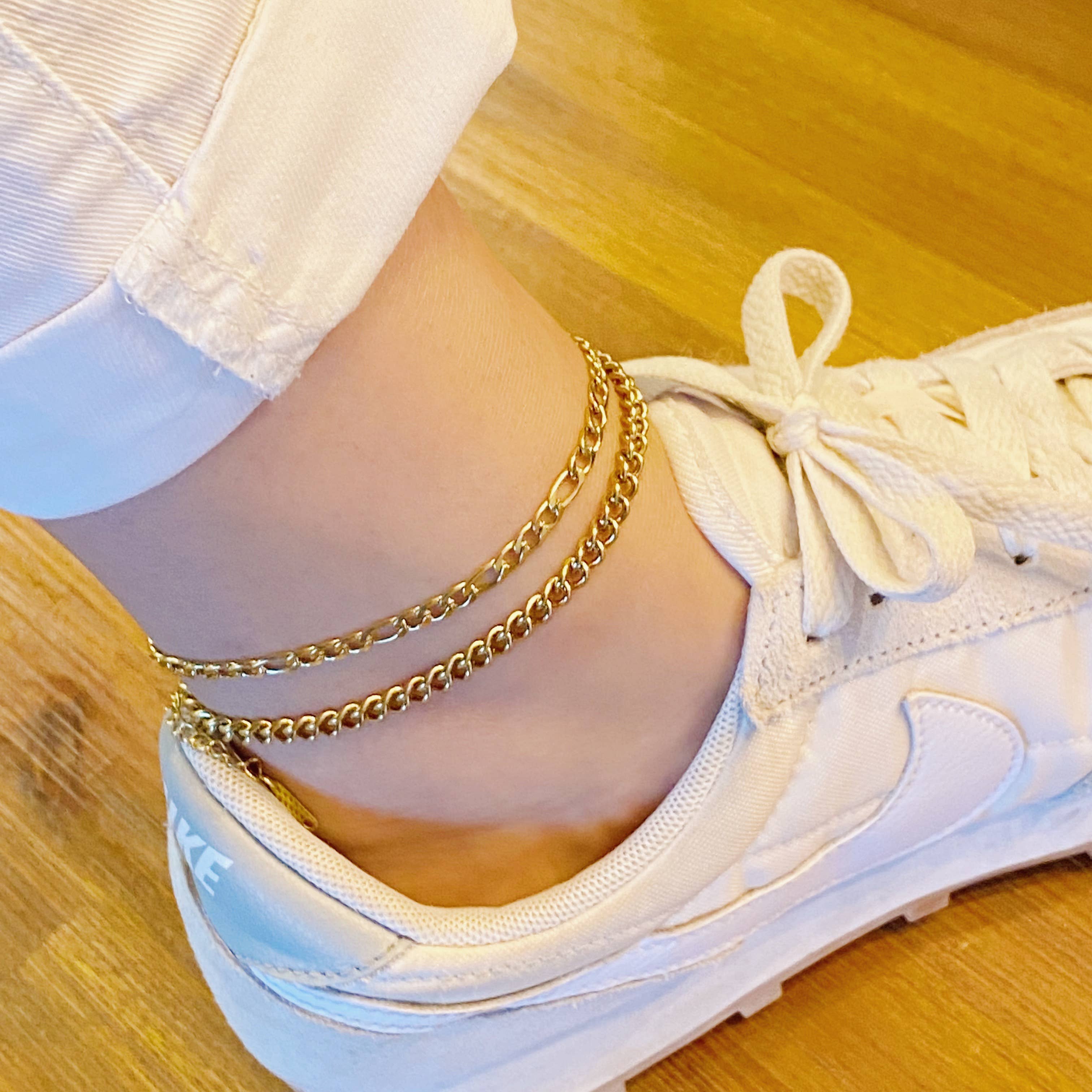 Ellison+Young - Wholesale Anklet - Double Chain Anklet1