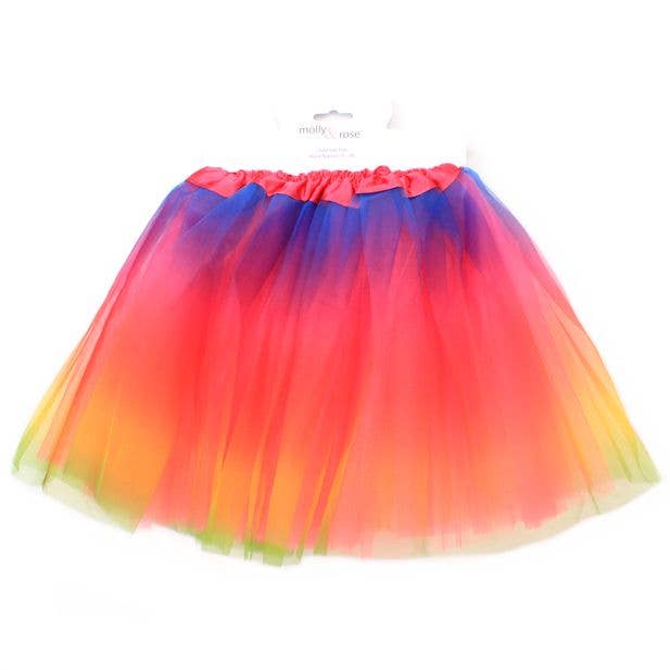 Inca UK - Vente Tutu – enfant - Tutu Ombre Rainbow Net. Trois couches. Taille de l'enfant1