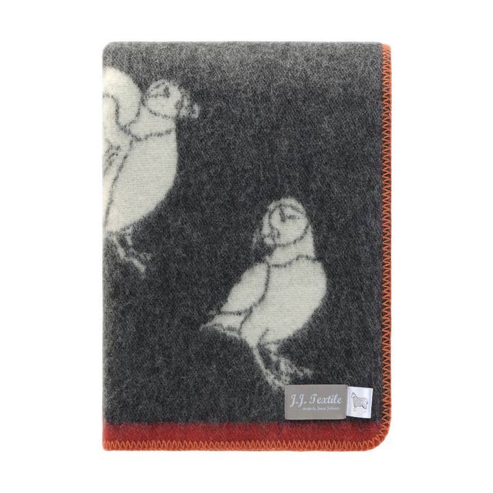 JJ Textile - Wholesale Throw Blanket - Puffin Wool Blanket
