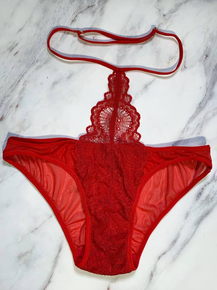 Annmarie Kahn - Wholesale Underwear - Women's - Chelsea High Waist Strappy Lace Sheer Bikini Panty8