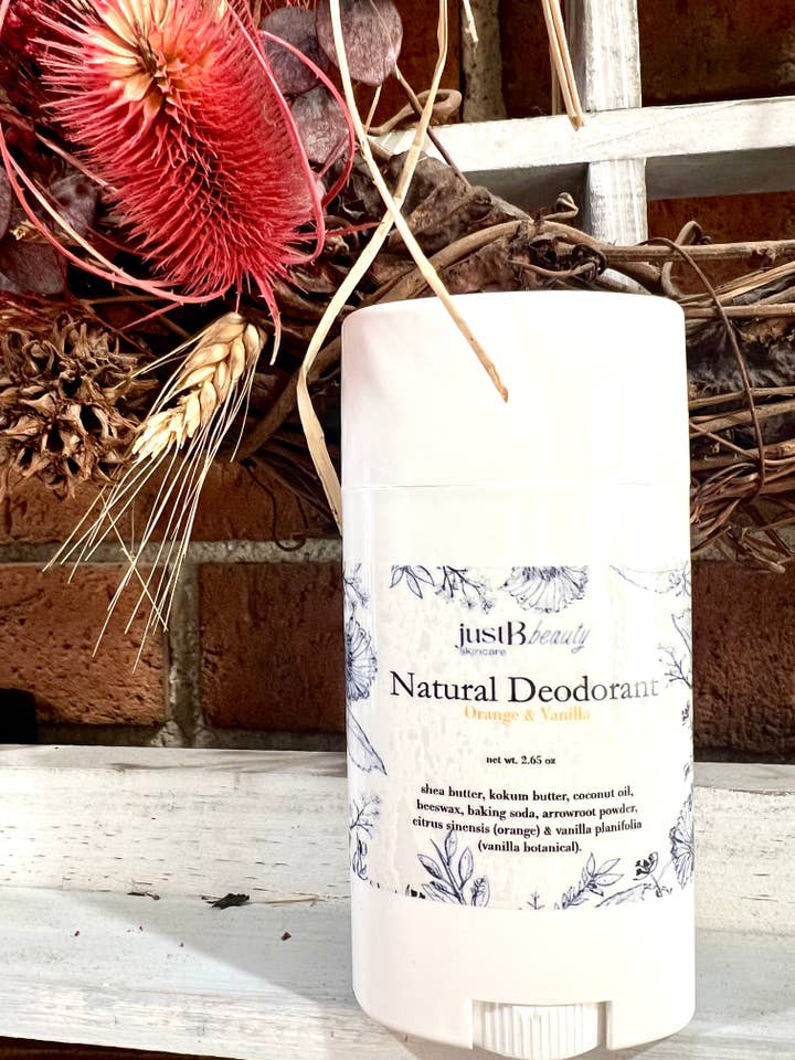 Desodorante Natural - Laranja & Baunilha por atacado de justbbeautyskin