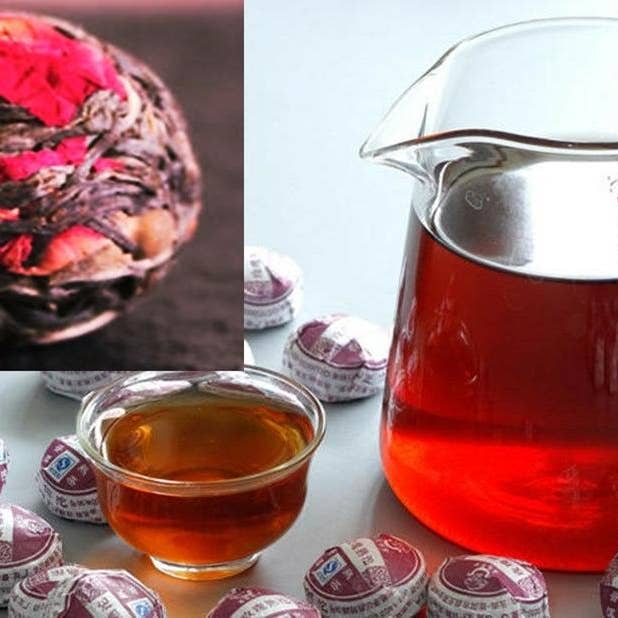 Red Rose Puerh voor wholesale door In Nature Teas