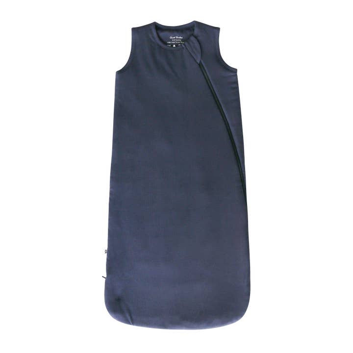 Navy Blue Rib Sleep Sack for wholesale by Sweet Bamboo