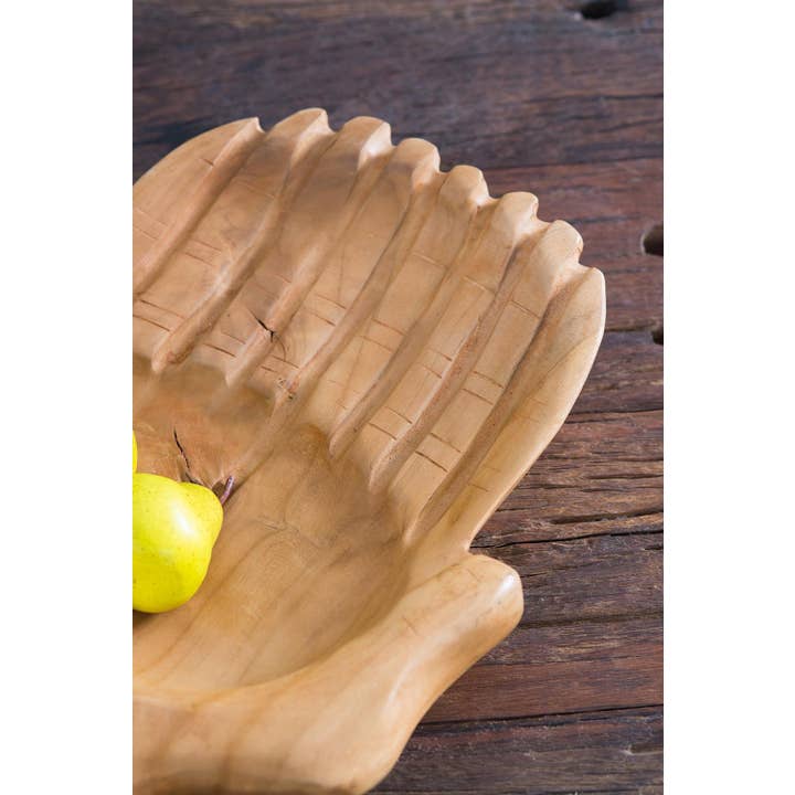 A&B Home Group Inc. - Vendita all'ingrosso Ciotole/Piatti decorativi - Ciotola in Teak, Fatta a Mano1