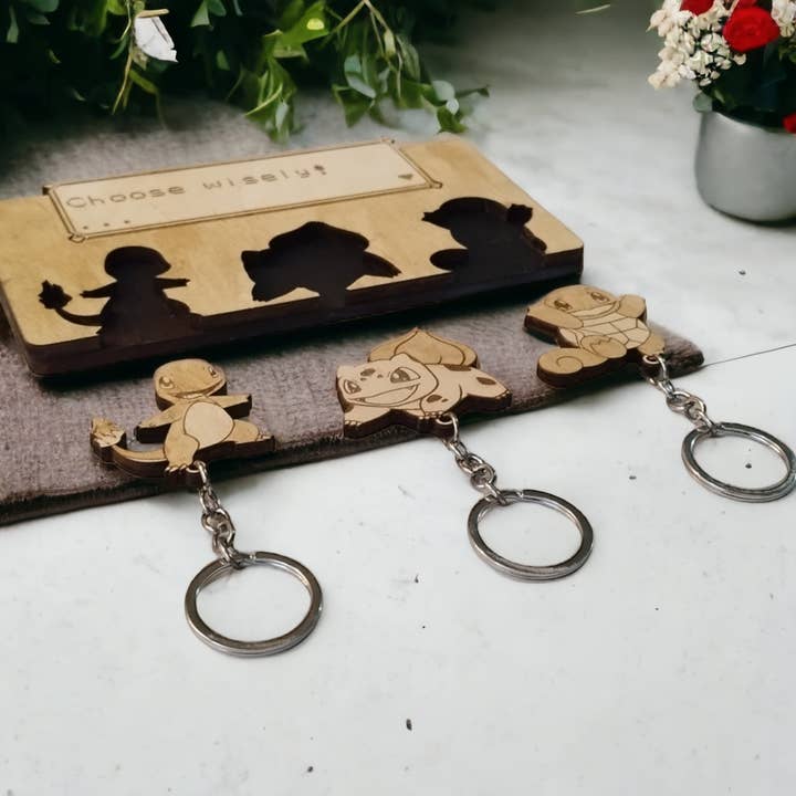 Studio Rima - Wholesale Keychain - Unisex - Pokemon Keychain Wall Mounted Key Holder - Geek Keychains
