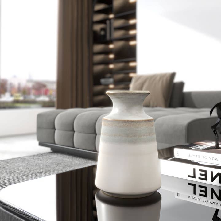 Vertuu Design Inc. – wholesale Vase – Neptune Ceramic Table Vase, Small
