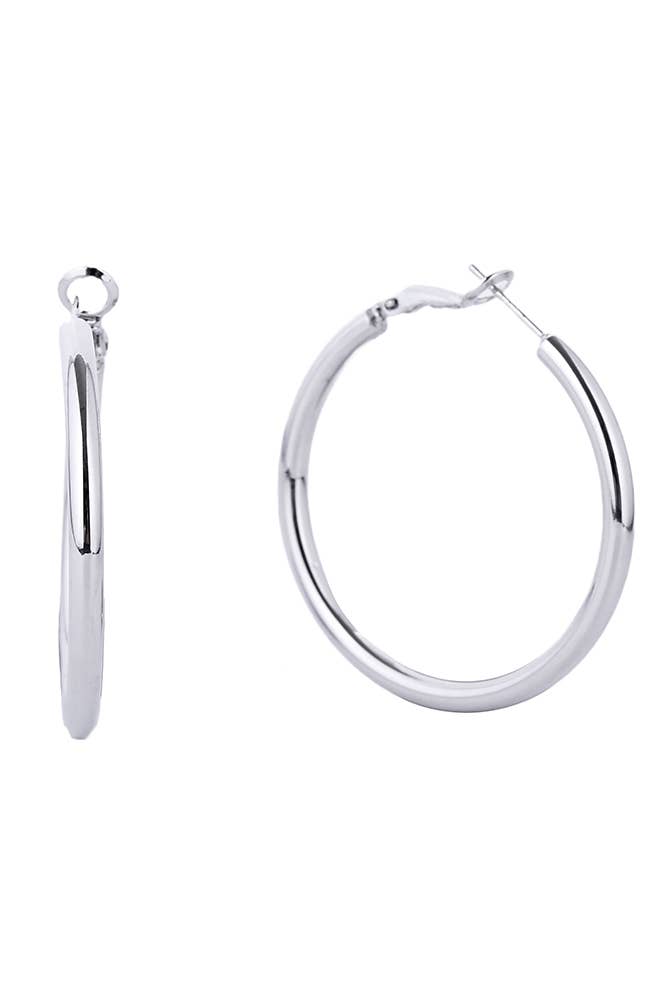 Hana – Engroshandel Hoops – 14K guld dyppet Omega lukning Hoop18