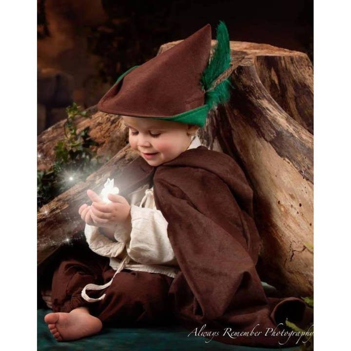 Fairy Finery Inc - Wholesale Cape - Kids - Woodsman Suedecloth Cape for Kids and Toddlers2