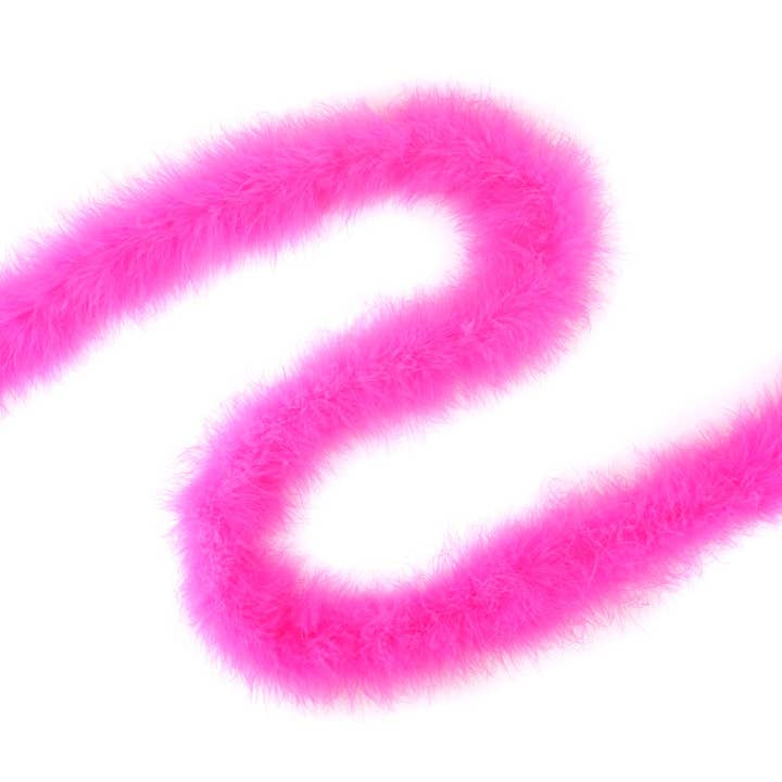 Boa di piume di marabù intero - Rosa Oriente per la vendita all'ingrosso da parte di Zucker Feather Products