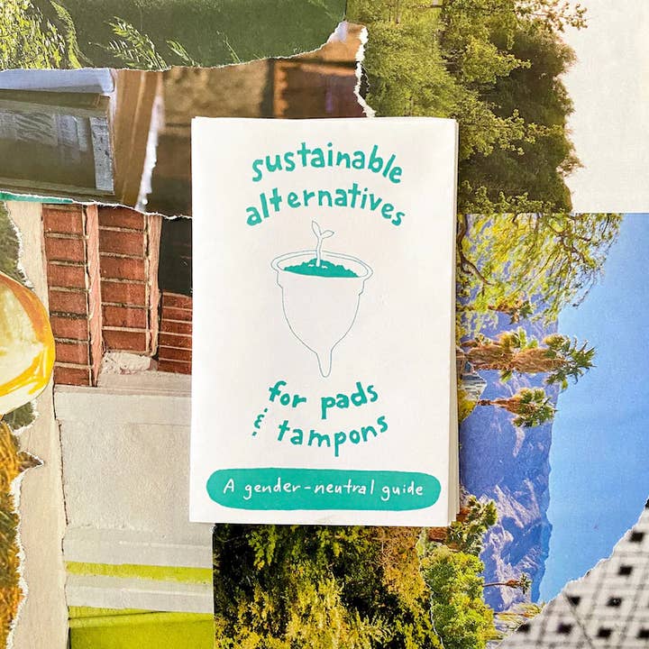 Pleasure Pie - Wholesale Book - Adult - Sustainable Alternatives to Pads & Tampons Zine | Gender neutral, trans inclusive eco friendly menstruation persons guide