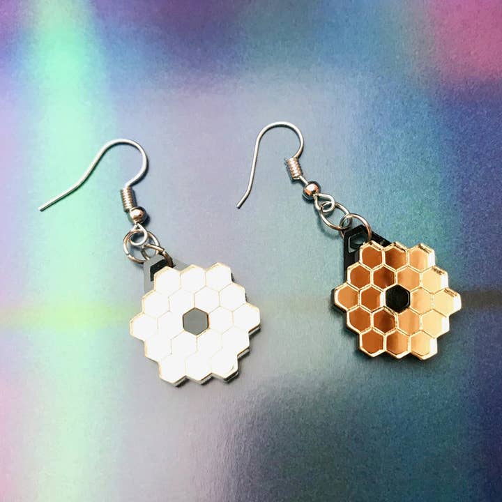 JWST earrings for wholesale by Cepheid Studio