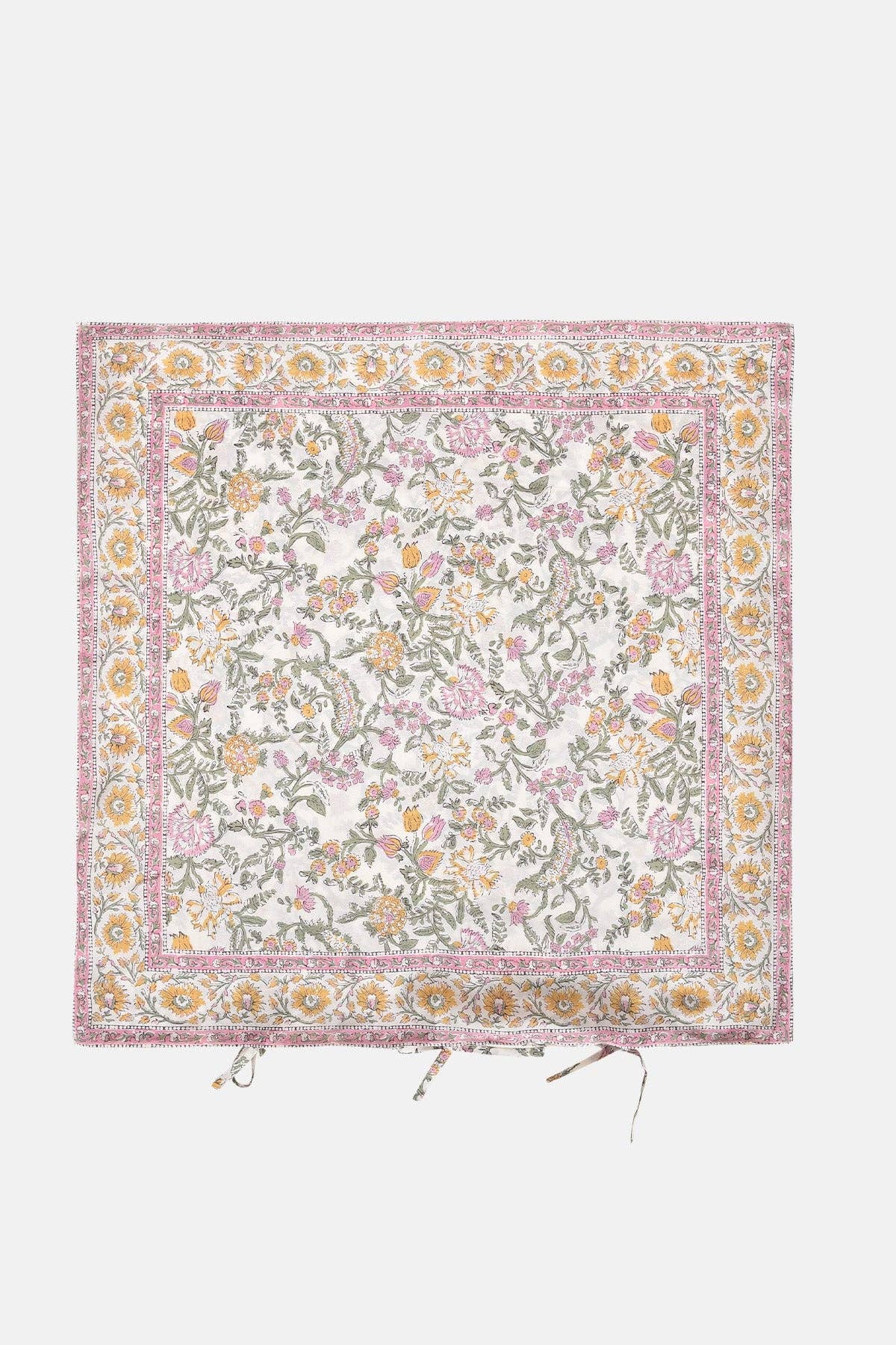 Cr me Mimosa Printemps Luria Pillowcase for wholesale on Faire3