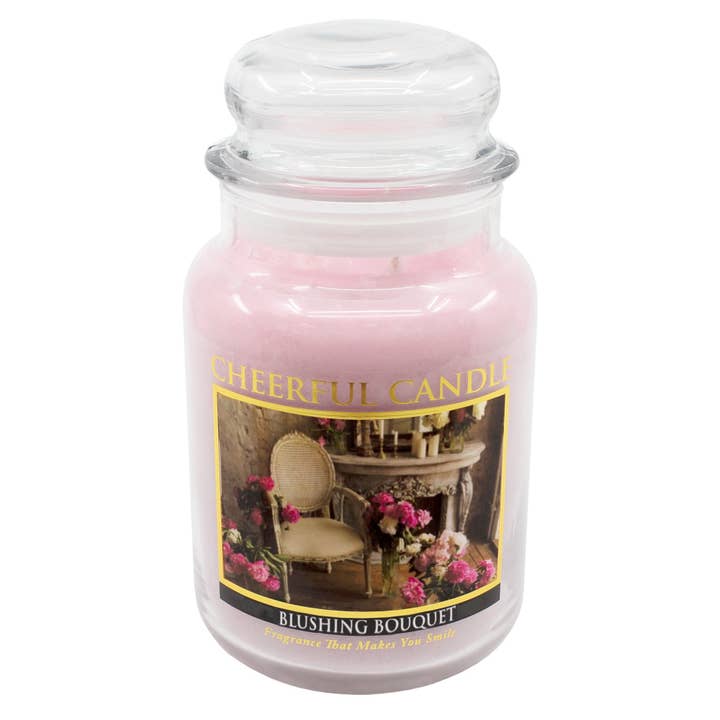 Cheerful Candle geurkaars Blushing Bouquet voor wholesale door Arcucci Trade Srl
