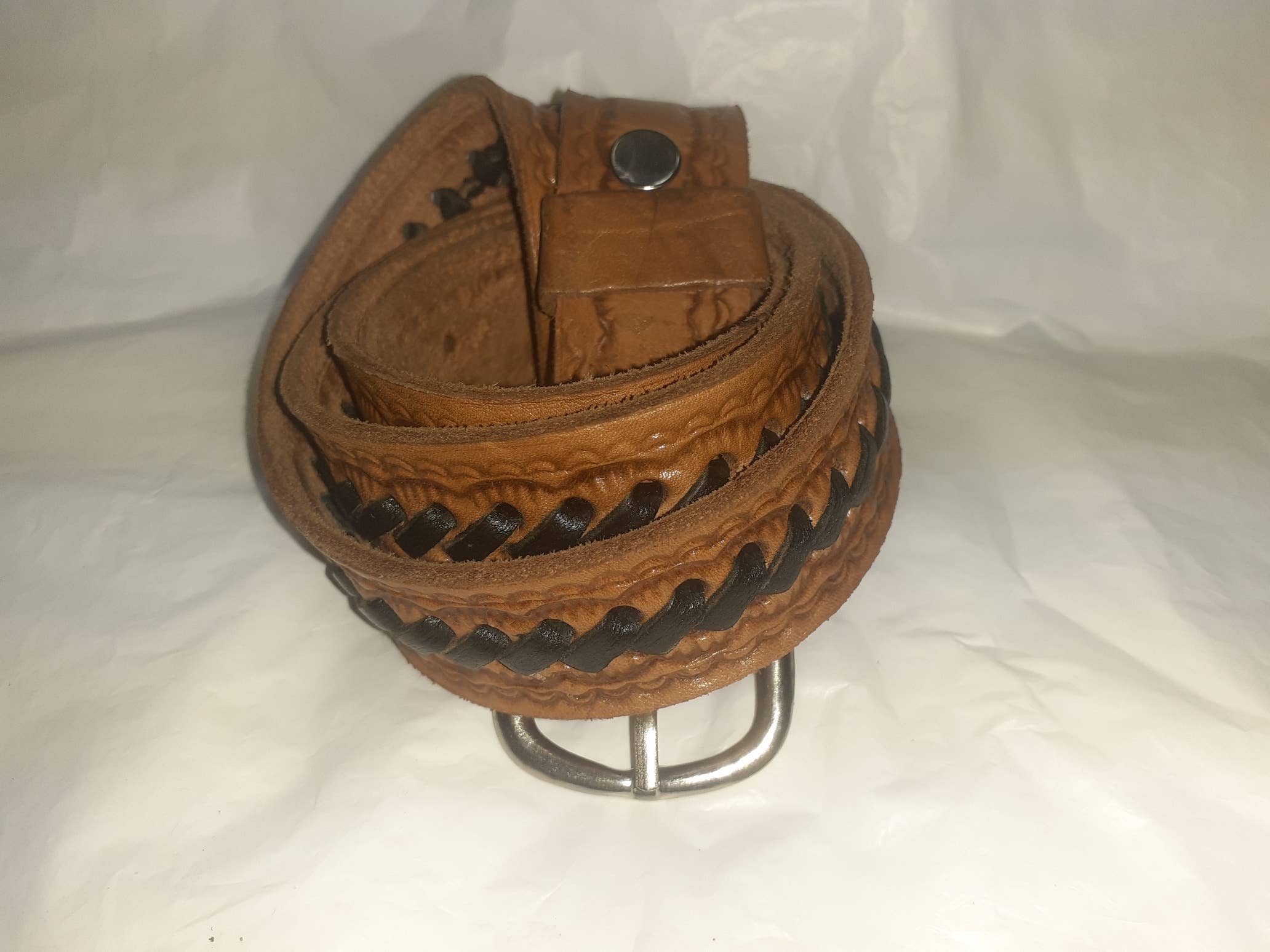 Hecho a mano - Vendita all'ingrosso Cintura - Donna - Cintura stretta con treccia combinata1