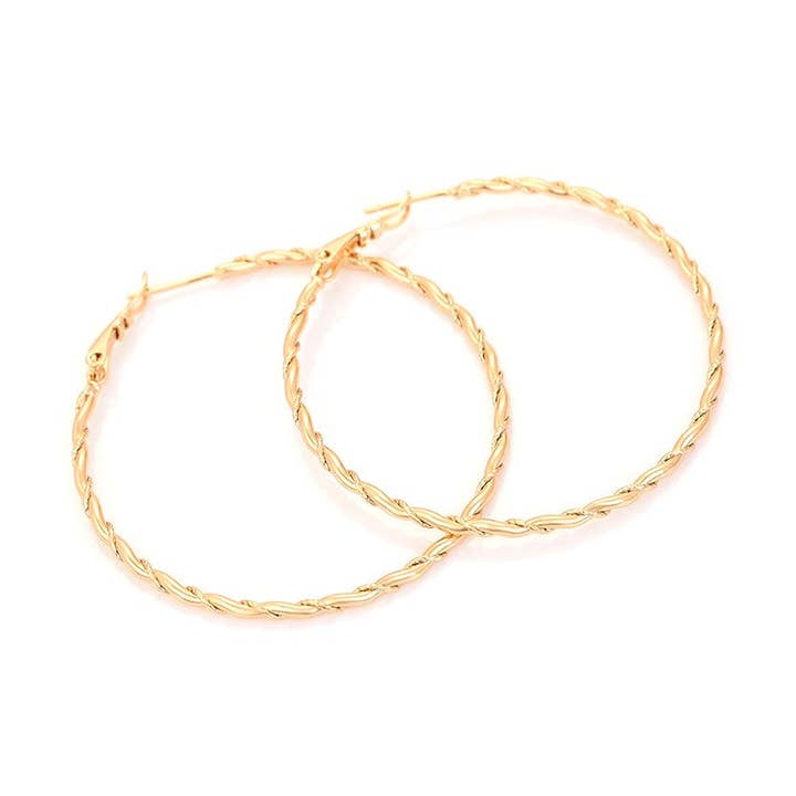 Harma Essential Twist Garland Hoepeloorbellen voor wholesale door Harma