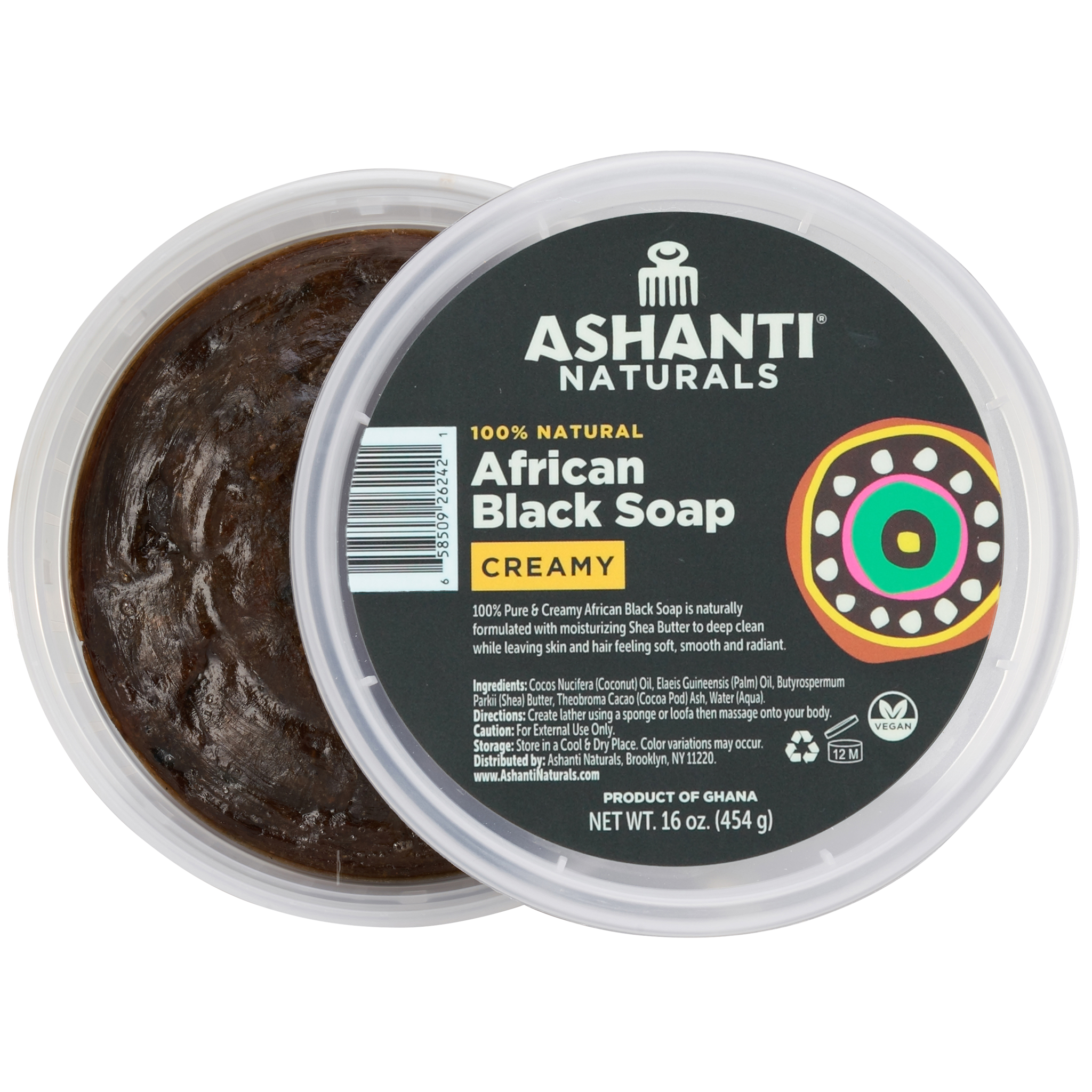 Ashanti Naturals - Wholesale Bar Soap - 100% Pure & Creamy African Black Soap - 16 oz.2
