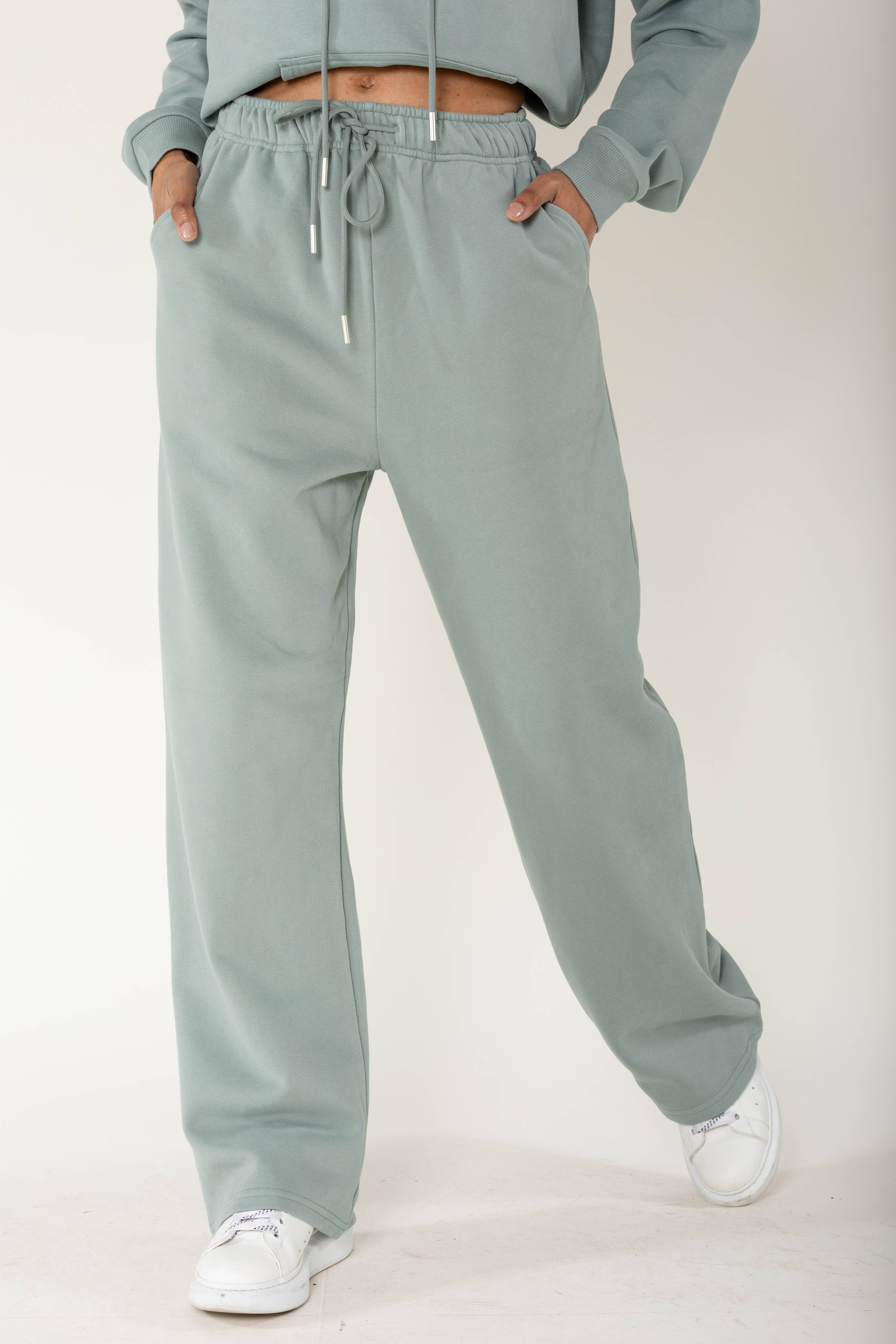 Nina Carter - Wholesale Lounge Sweatpants/Joggers - Women's - F023 loungewear sport flared fleece joggers5