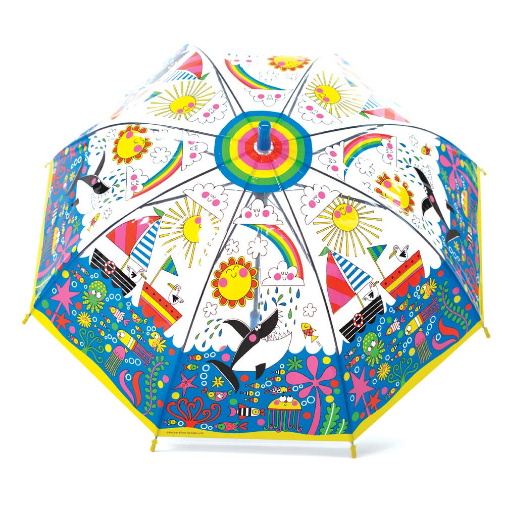 Rachel Ellen Designs – wholesale Umbrella – kids – Umbrella - Under the sea2