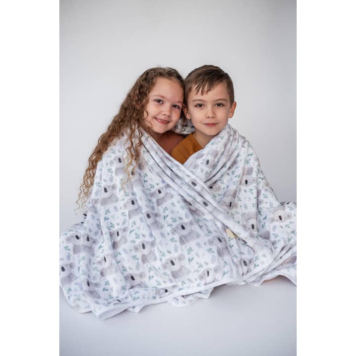 ClayBearOfficial – Großhandel Bettdecke – Kind & Baby – Koala Fleecedecke Minky, groß