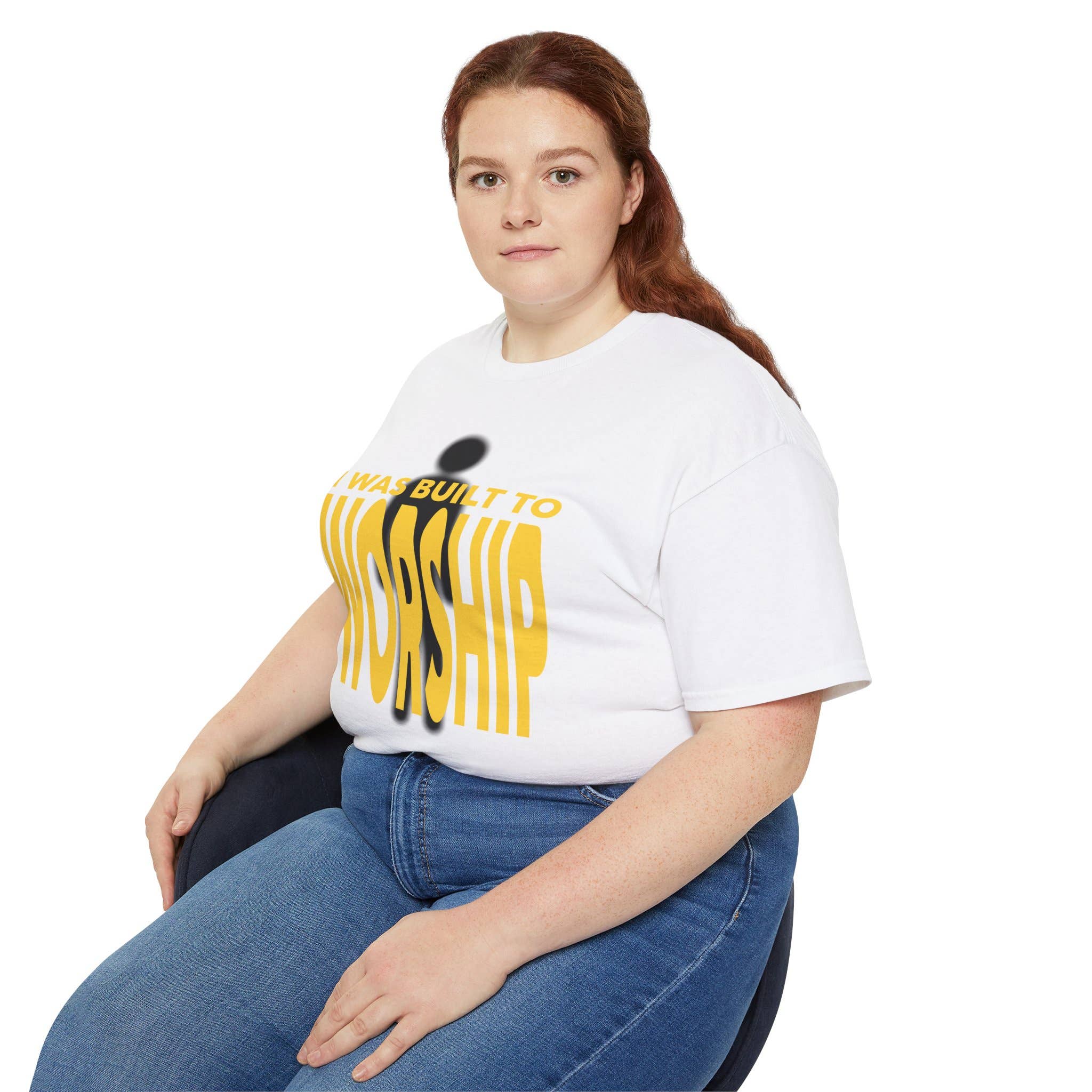 VILNO Apparel – T-shirt estampada - Unissexo por atacado – T-shirt da equipa de louvor Unissexo 100% Algodão Camisola EUA (V1)7